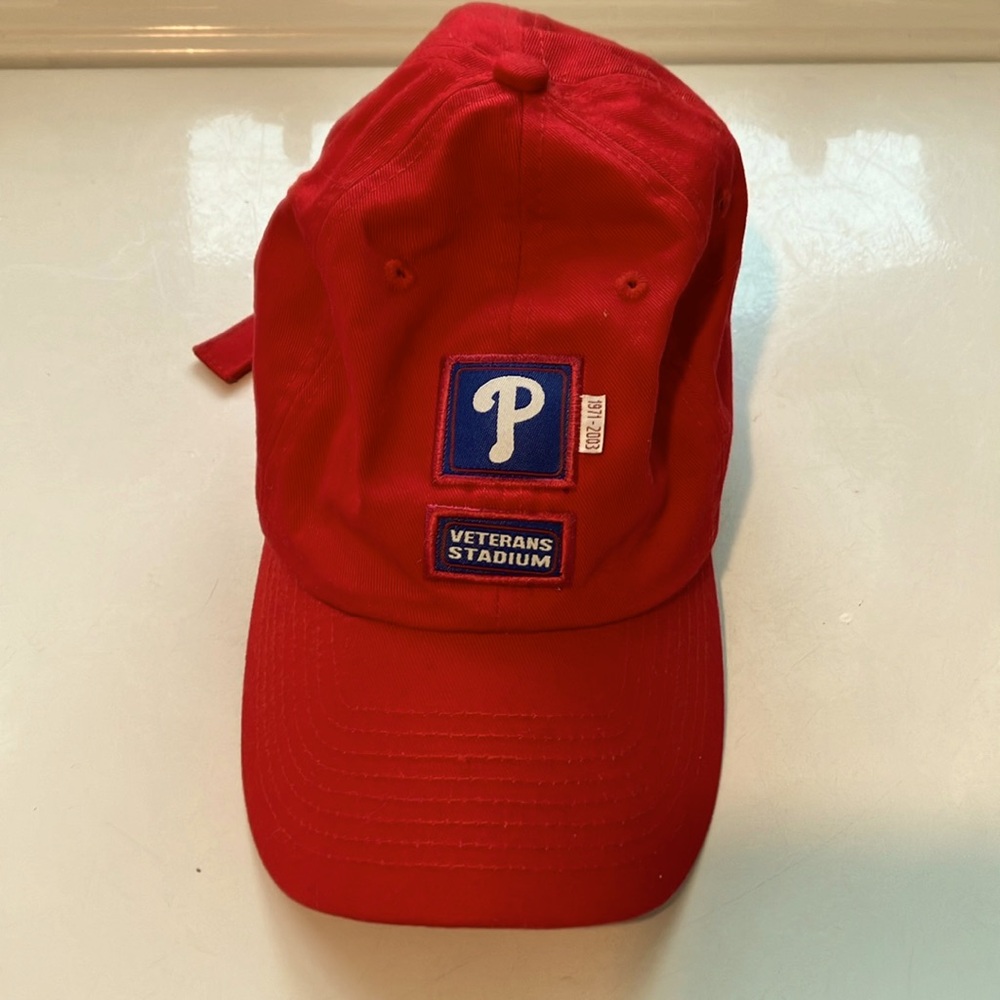 Phillies veterans stadium hat baseballl cap American needle red